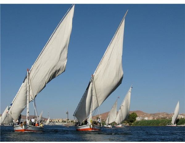 Ancient Egyptian Boats : Feluccas