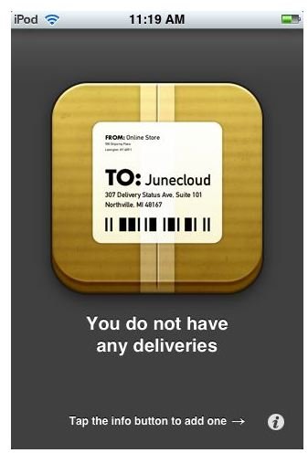 Delivery Status Touch - Iphone/Ipod app to track your packages & Orders