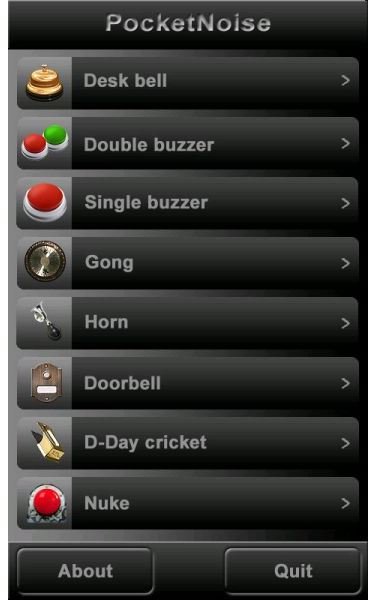 Pocket Noise App - Get Mobile Sound Effects on Your Windows Mobile