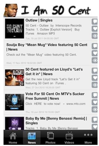 50 cent iphone app 1