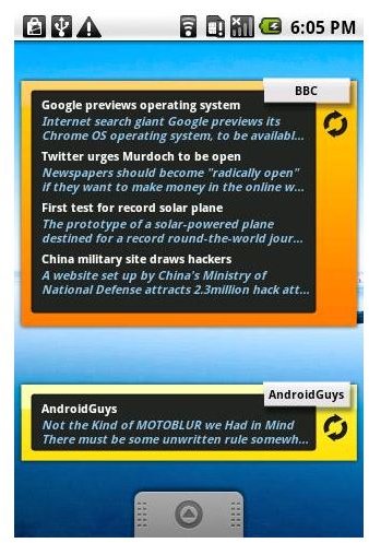 The Best Android RSS Widgets