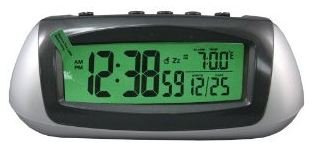 Equity by La Crosse Hybrid Solar Desktop LCD Alarm Clock