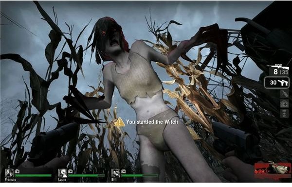 Left 4 Dead Witch Startled