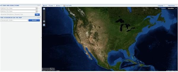 Google Maps Satellite Images Alternatives Yahoo Maps, Mapquest and World Wind