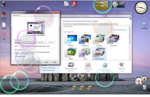 Finding A Windows 7 Aero Screensaver
