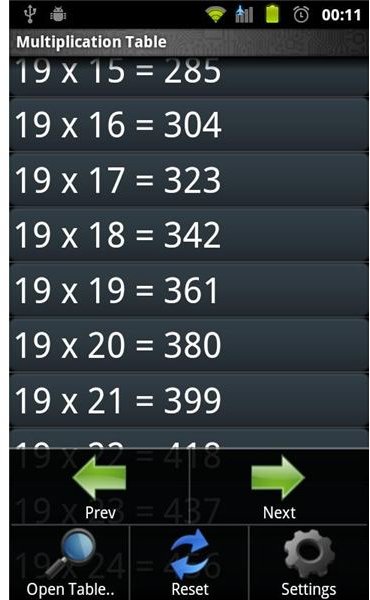 Top Picks of Android Multiplication Tables Apps