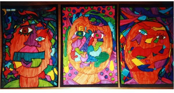 3D Picasso Self Portraits: Elementary Art Lesson Plan