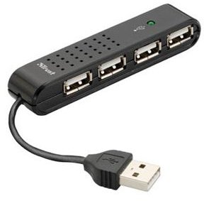 Trust HU-440P 4-Port USB2 Mini Hub