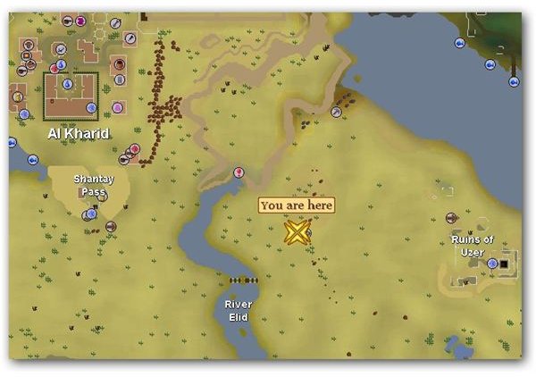 Location of Golden Warbler in Runescape