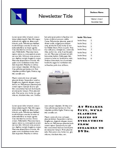 Creating a Reusable Newsletter Template Layout