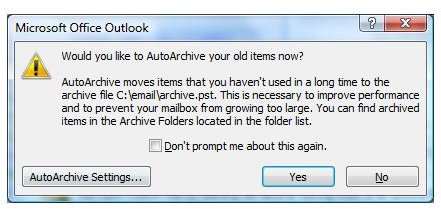 Figure2 - AutoArchive Prompt