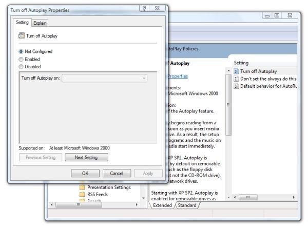 Vista Group Policy Editor