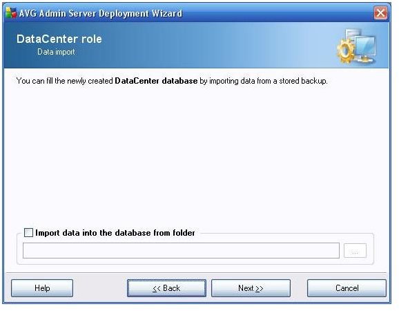 Admin Server Deployment Wizard