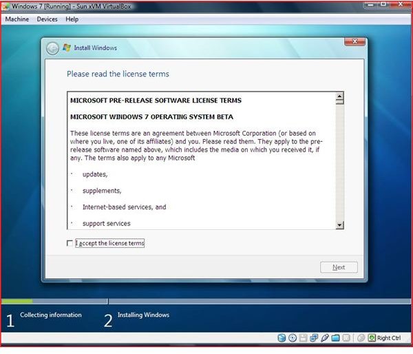 windows 7 iso for virtualbox storage