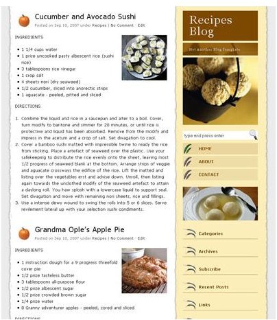 recipes-blog