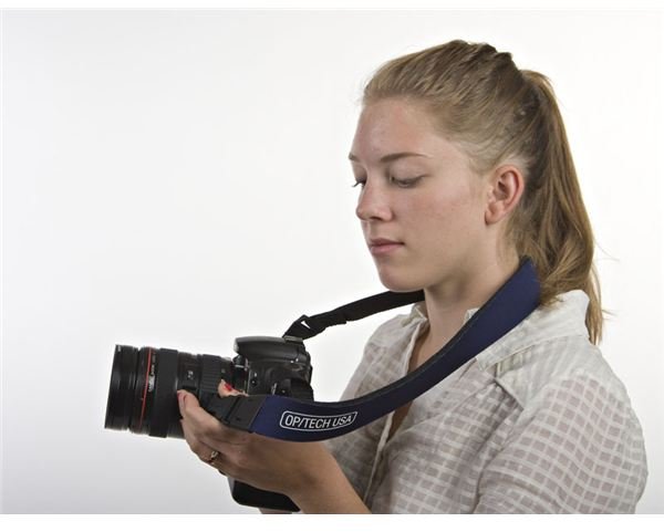 Porsche Brosseau and the fashion strap.