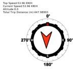 ExerMeter Compass - blackberry compass app