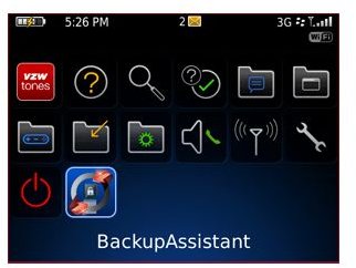 blackberry backup assistant