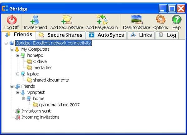 Gbridge, desktop sharing software