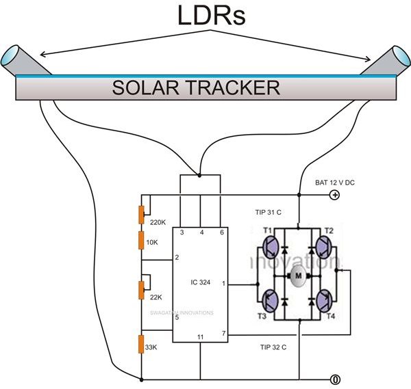 Image de Systeme solaire: Solar Tracking System Circuit Diagram Pdf