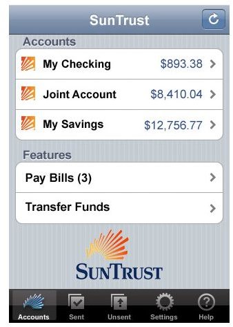 suntrust online banking personal banking