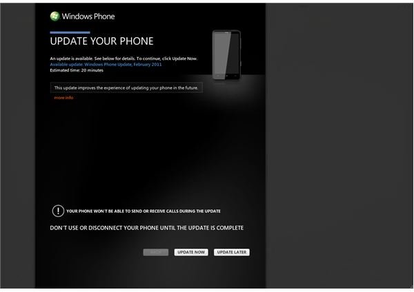 Details of the March 2011 Windows Phone 7 Updates
