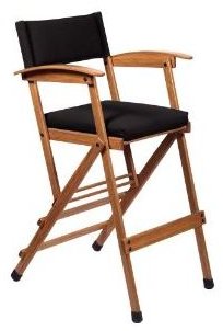 Hollywood Chairs by Totally Bamboo 32-Inch Tall Elm Director Chair