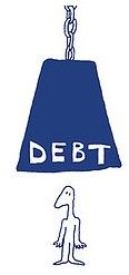 Debt by Kath Walker Illustration