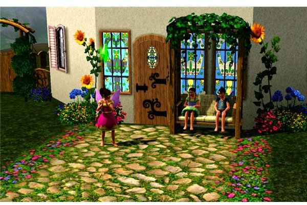 The Sims 3 fairy children