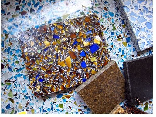 Recycled Countertops From Aluminum To Reused Glass