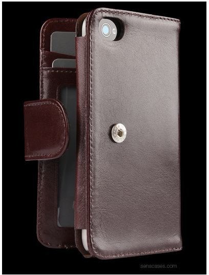 Sena Walletbook - One of the Best iPhone 4 Leather Cases