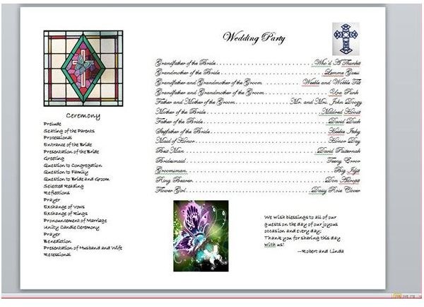 Wedding Program3