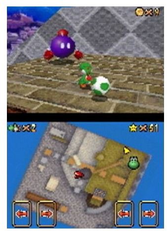 Super Mario 64 DS - Yoshi Gameplay