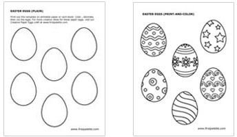 easter egg template