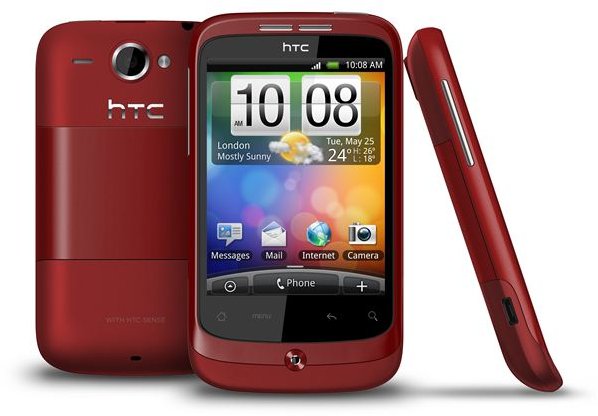 HTC Wildfire Red