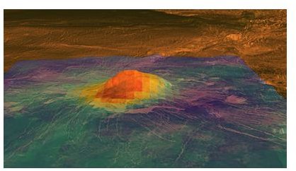 A Venusian volcano