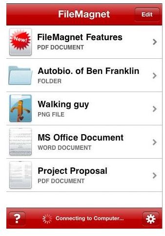 Screenshot FileMagnet