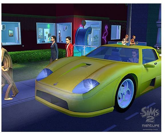 The Sims 2 Nightlife Car