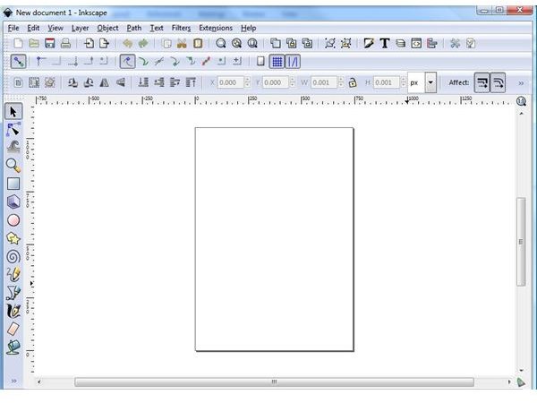 New Document with Toolbars