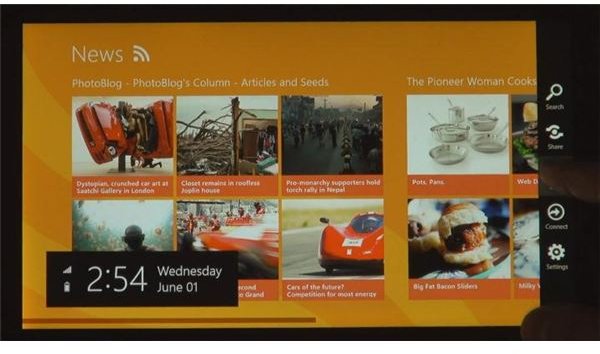 Windows 8 features a UI designed for touch-sensitive displays