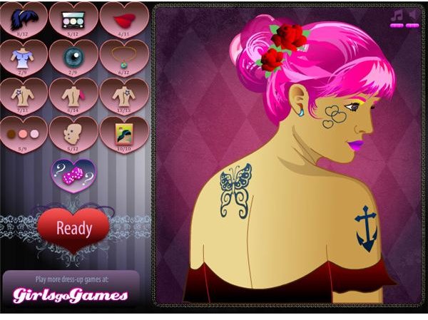 Best Online Tattoo Games - Miss Tattoo