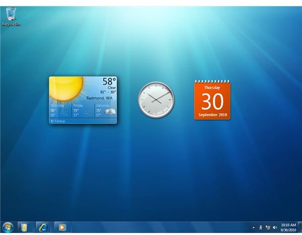 Learning To Use Gadgets in Windows 7