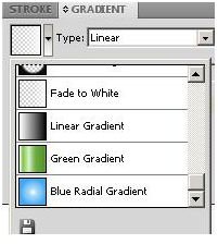 Gradient Menu