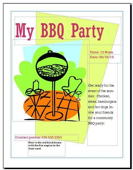 Completed BBQ Template