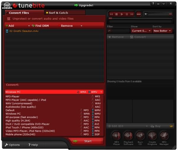 Bright Hub Review of Tunebite Platinum 6.0 - Bypass DRM In Your iTunes and Windows Media Content
