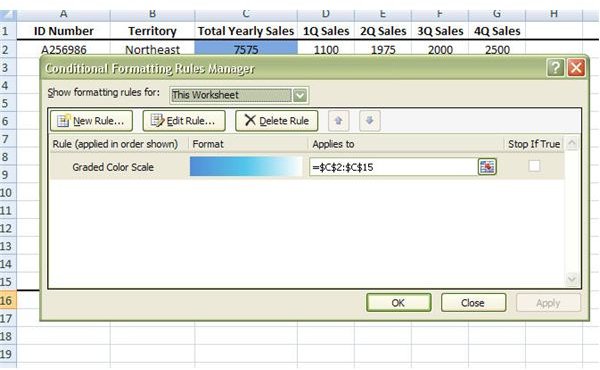 Conditinal Formatting Rules Manager