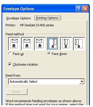 How to Create Kids Valentines Matching Envelopes in Microsoft Word - printing options