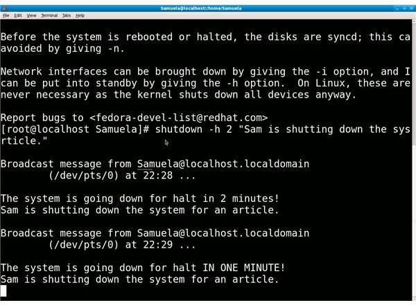 Understanding the Linux Shutdown Command