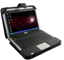 Dell Inspiron Mini 9 Genuine Premium Leather Laptop Case Mini-notebook Bag Sleeve