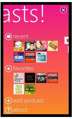Download podcasts to Windows Phone 7